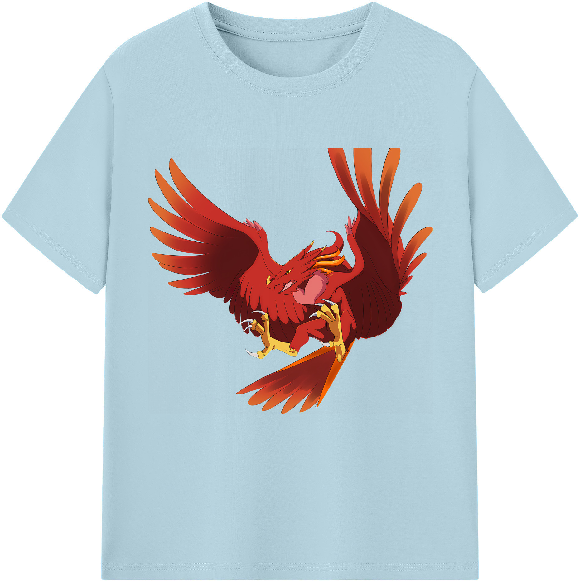 （画像用） Digimon デジタルモンスター/デジモン 綿100％半袖Tシャツ（フロントプリント）